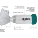 Aeolos Αεροθάλαμος Εισπνοών Με Μάσκα 6+ ετών Aeolos Αεροθάλαμος Εισπνοών Με Μάσκα 6+ ετών