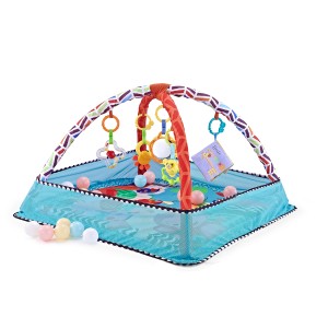 Playmat with 18 balls Blue Animals - Kikka Boo Playmat with 18 balls Blue Animals - Kikka Boo