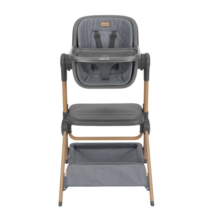 2σε1 Λίκνο + Καρέκλα Φαγητού Sleat Me Γκρι- Kikka Boo 2σε1 Λίκνο + Καρέκλα Φαγητού Sleat Me Γκρι- Kikka Boo