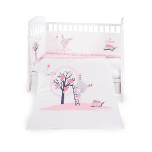 Σετ κλινοσκεπασμάτων 2 τεμαχίων Ευρωπαϊκού Στυλ 70/140 New Friends  - Kikka Boo