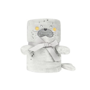 Κουβέρτα δώρου με 3D κέντημα Seally Me - Kikka Boo