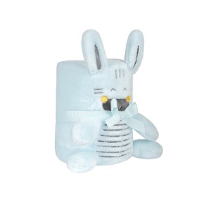 Κουβέρτα δώρου με 3D κέντημα Stripy Friends - Kikka Boo