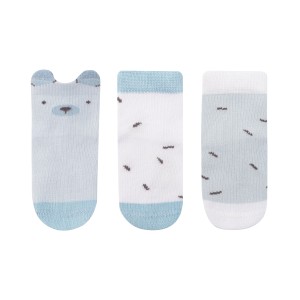 Βρεφικές κάλτσες με 3D αυτάκια "Bear with me" μπλε 2-3 ετών - Kikka Boo