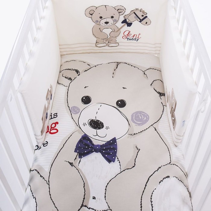 Σετ κλινοσκεπασμάτων 2 τεμαχίων Ευρωπαϊκού Στυλ 70/140 The Fish Panda - Kikka Boo