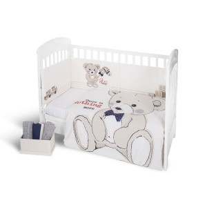 Σετ κλινοσκεπασμάτων 2 τεμαχίων Ευρωπαϊκού Στυλ 70/140 The Fish Panda - Kikka Boo