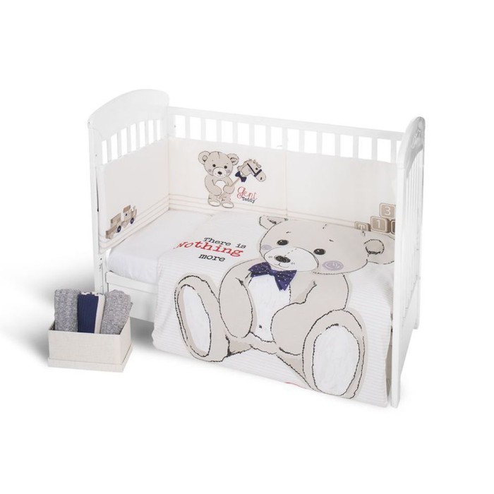 Σετ κλινοσκεπασμάτων 2 τεμαχίων Ευρωπαϊκού Στυλ 70/140 The Fish Panda - Kikka Boo