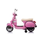 Επαναφορτιζόμενη Μηχανή Licensed Vespa PX150 Ροζ - Kikka Boo