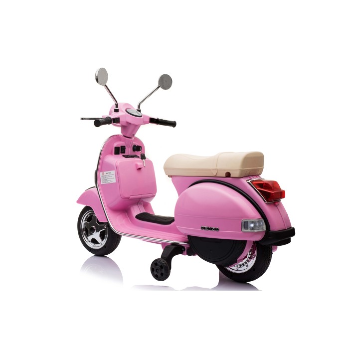 Επαναφορτιζόμενη Μηχανή Licensed Vespa PX150 Ροζ - Kikka Boo