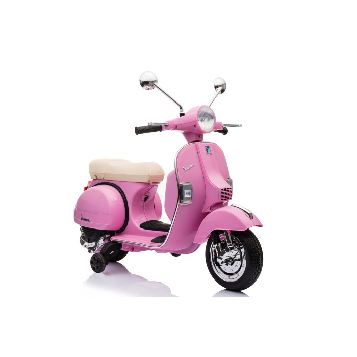 Επαναφορτιζόμενη Μηχανή Licensed Vespa PX150 Ροζ - Kikka Boo