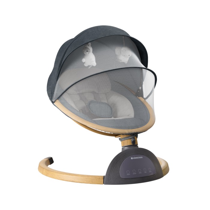 Ηλεκτρική κούνια πλευρικής κίνησης Ashlee Σκούρο Γκρι - Kikka Boo Ηλεκτρική κούνια πλευρικής κίνησης Ashlee Σκούρο Γκρι - Kikka Boo