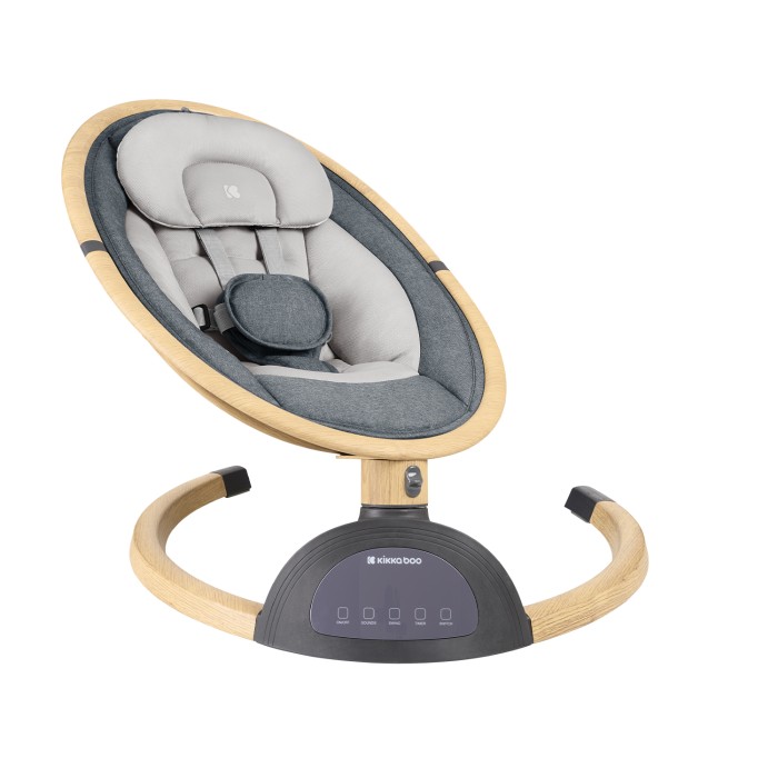 Ηλεκτρική κούνια πλευρικής κίνησης Ashlee Σκούρο Γκρι - Kikka Boo Ηλεκτρική κούνια πλευρικής κίνησης Ashlee Σκούρο Γκρι - Kikka Boo