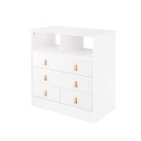 Chipboard dresser Aspen White - Kikka Boo