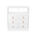 Chipboard dresser Aspen White - Kikka Boo