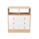 Συρταριέρα από μοριοσανίδα Aspen Φυσικό Ξύλου - Kikka Boo Συρταριέρα από μοριοσανίδα Aspen Φυσικό Ξύλου - Kikka Boo