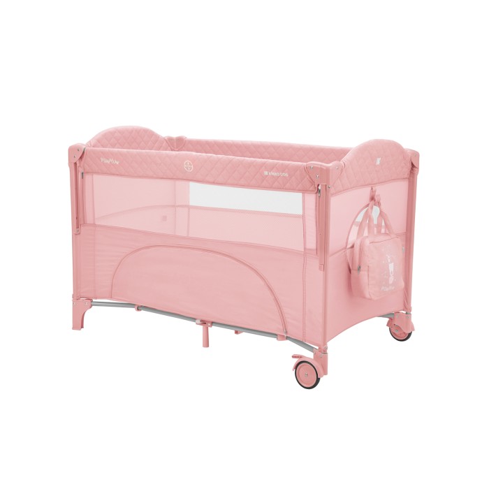 Παρκοκρέβατο 2 επιπέδων Milky Way Ροζ 2023 - Kikka Boo Παρκοκρέβατο 2 επιπέδων Milky Way Ροζ 2023 - Kikka Boo