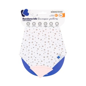 Σαλιάρα Μπαντάνα Με Οδοντοφυΐα Σαβάνα Ροζ Kikka Boo Σαλιάρα Μπαντάνα Με Οδοντοφυΐα Σαβάνα Ροζ Kikka Boo