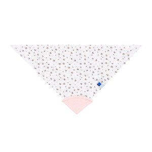 Σαλιάρα Μπαντάνα Με Οδοντοφυΐα Σαβάνα Ροζ Kikka Boo