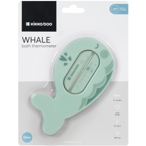 Kikka Boo Θερμόμετρο Μπάνιου Φάλαινα Μέντα Kikka Boo Θερμόμετρο Μπάνιου Φάλαινα Μέντα