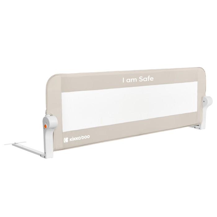 Kikka Boo Προστατευτική Μπάρα Κρεβατιού I am Safe 120 cm Μπεζ