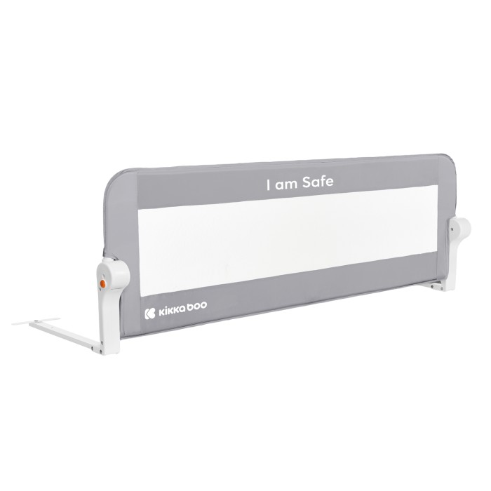 Kikka Boo Προστατευτική Μπάρα Κρεβατιού I am safe 120cm Γκρι