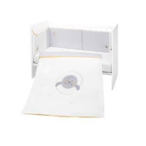 Σετ κλινοσκεπασμάτων 2 τεμαχίων Ευρωπαϊκού Στυλ 70/140 Rabbits in Love - Kikka Boo Σετ κλινοσκεπασμάτων 2 τεμαχίων Ευρωπαϊκού Στυλ 70/140 Rabbits in Love - Kikka Boo