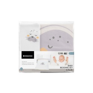 Σετ κλινοσκεπασμάτων 3 τεμαχίων Σχέδιο Seally Me - Kikka Boo Σετ κλινοσκεπασμάτων 3 τεμαχίων Σχέδιο Seally Me - Kikka Boo