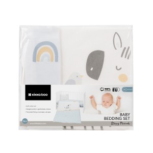 Kikka Boo Σετ Κούνιας 3τεμ Stripy Friends