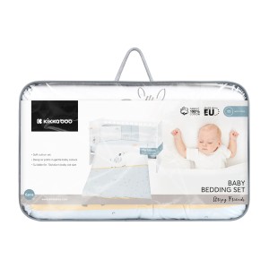 Σετ κλινοσκεπασμάτων 6 τεμαχίων 70x140 Stripy Friends - Kikka Boo