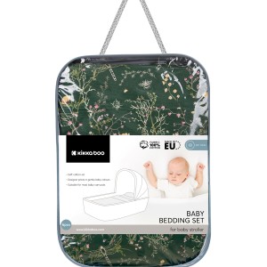 Σετ Προίκας για Καλαθούνα 6τμχ Secret Garden Green Kikka Boo Σετ Προίκας για Καλαθούνα 6τμχ Secret Garden Green Kikka Boo