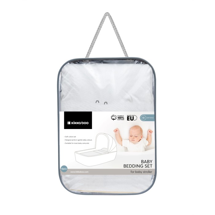 Σετ Προίκας για Καλαθούνα 6τμχ Sleepy Sheep Kikka Boo Σετ Προίκας για Καλαθούνα 6τμχ Sleepy Sheep Kikka Boo