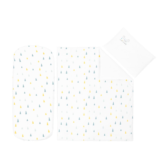 Bedding set for carry cot 6pcs Elephant Time - Kikka Boo