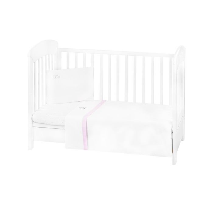 Σετ κλινοσκεπασμάτων με κέντημα 3 τεμαχίων ε - Kikka Boo Σετ κλινοσκεπασμάτων με κέντημα 3 τεμαχίων ε - Kikka Boo