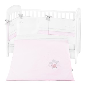 Σετ Προίκας Με Κέντημα 6τμχ 70/140 Dream Big Pink Kikka Boo Σετ Προίκας Με Κέντημα 6τμχ 70/140 Dream Big Pink Kikka Boo