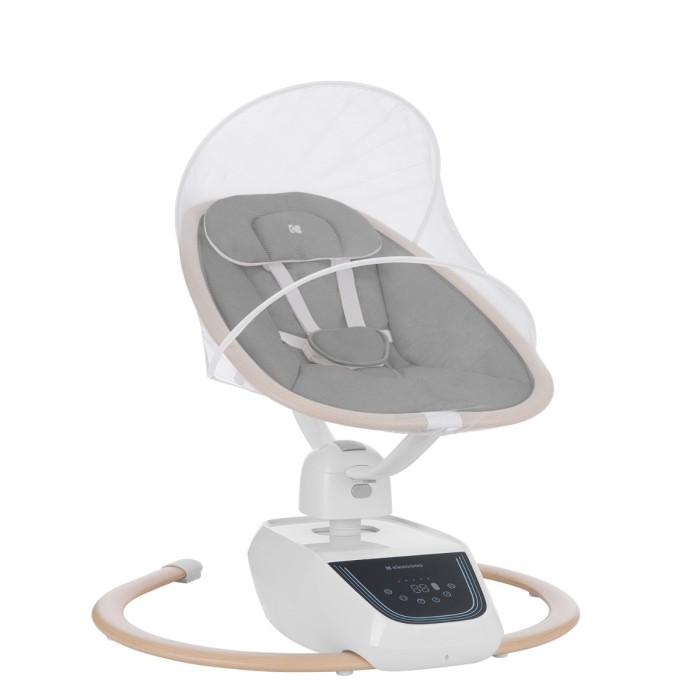 Ηλεκτρικό Ρηλάξ Με Μουσική BeeMoove Grey Kikka Boo Ηλεκτρικό Ρηλάξ Με Μουσική BeeMoove Grey Kikka Boo