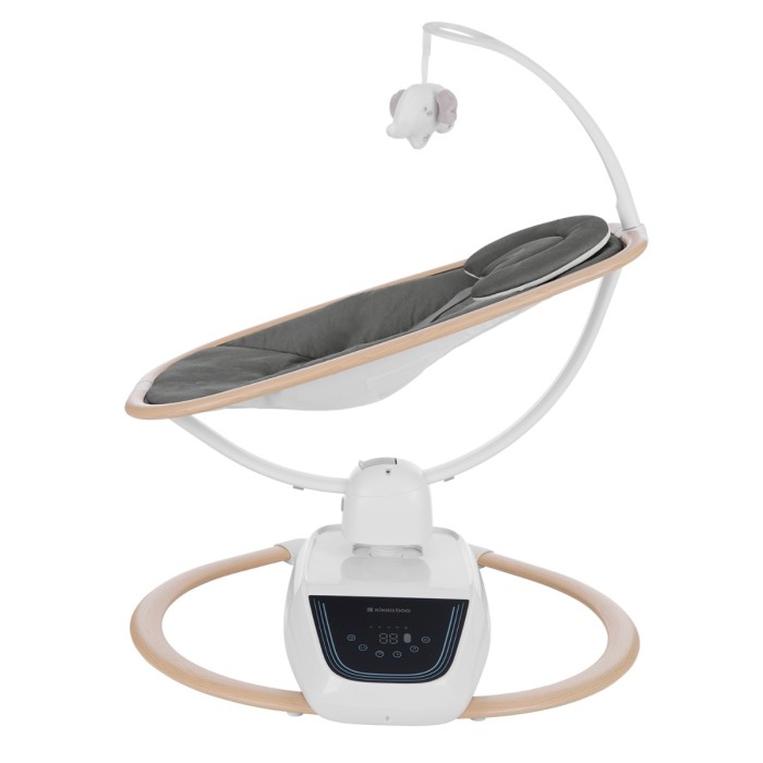 Ηλεκτρικό Ρηλάξ Με Μουσική BeeMoove Grey Kikka Boo Ηλεκτρικό Ρηλάξ Με Μουσική BeeMoove Grey Kikka Boo