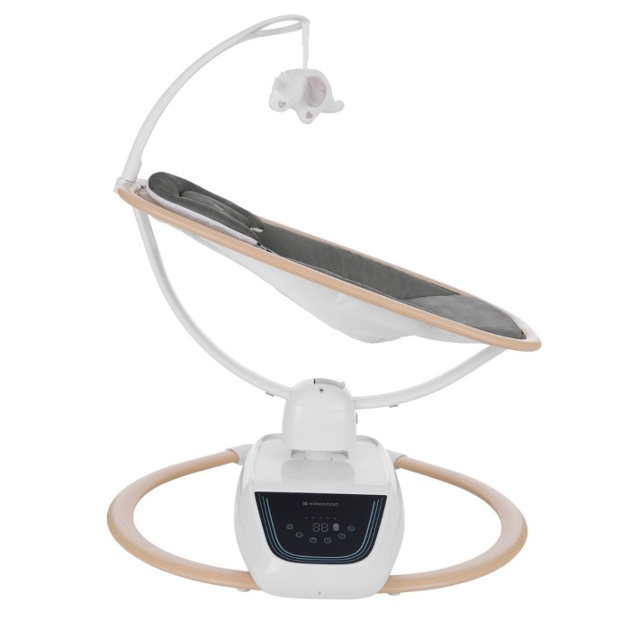 Ηλεκτρικό Ρηλάξ Με Μουσική BeeMoove Grey Kikka Boo Ηλεκτρικό Ρηλάξ Με Μουσική BeeMoove Grey Kikka Boo