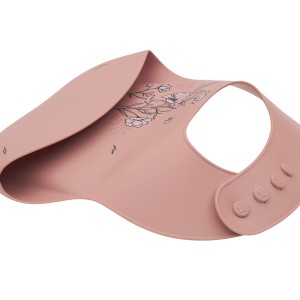 Σαλιάρα Platinum Silicone Flora Blush Kikka Boo