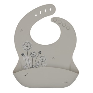 Σαλιάρα Platinum Silicone Flora Sand Kikka Boo