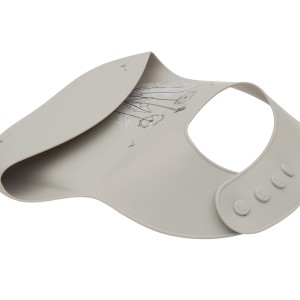 Σαλιάρα Platinum Silicone Flora Sand Kikka Boo