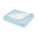 Πλεκτή βαμβακερή κουβέρτα sherpa Dream Big Μπλε - Kikka Boo