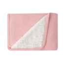 Πλεκτή βαμβακερή κουβέρτα sherpa Dream Big Ροζ - Kikka Boo