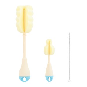 Σετ βουρτσάκια καθαρισμού για μπουκάλια 3 τεμαχίων Μπλε - Kikka Boo