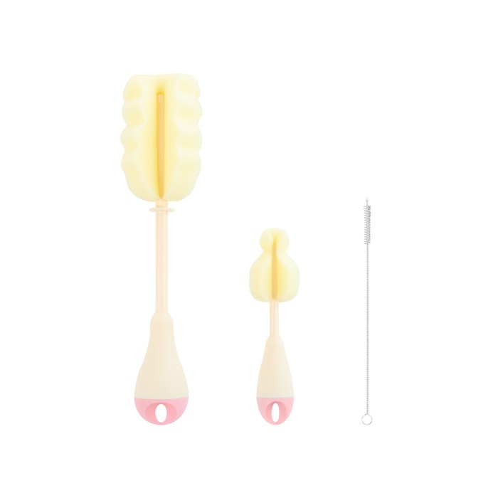 Βούρτσα Καθαρισμού Μπιμπερό Ροζ 3τμχ Kikka Boo Βούρτσα Καθαρισμού Μπιμπερό Ροζ 3τμχ Kikka Boo