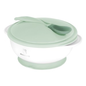 Μπόλ Με Κουτάλι Ανίχνευσης Θερμότητας Πράσινο Kikka boo