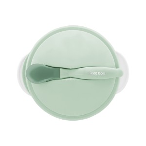 Μπόλ Με Κουτάλι Ανίχνευσης Θερμότητας Πράσινο Kikka boo Μπόλ Με Κουτάλι Ανίχνευσης Θερμότητας Πράσινο Kikka boo