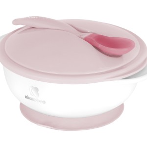 Μπόλ Με Κουτάλι Ανίχνευσης Θερμότητας Ρόζ Kikka Boo