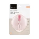 Μπόλ Με Κουτάλι Ανίχνευσης Θερμότητας Ρόζ Kikka Boo