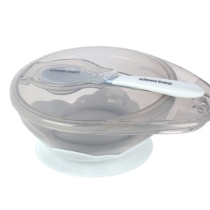 Μπώλ Φαγητού Με Κουτάλι Blue kikka Boo