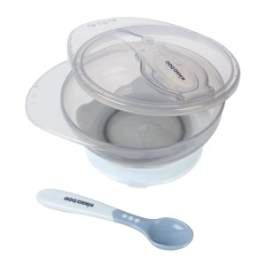 Μπώλ Φαγητού Με Κουτάλι Blue kikka Boo Μπώλ Φαγητού Με Κουτάλι Blue kikka Boo