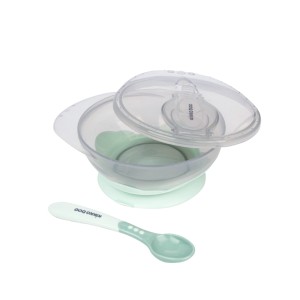Μπολ με βεντούζα και κουτάλι Μέντα - Kikka Boo